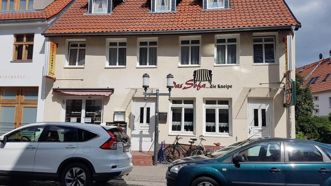 Das Sofa Restaurant-Hotel-Spaetkauf Greifswald Eksteriør billede